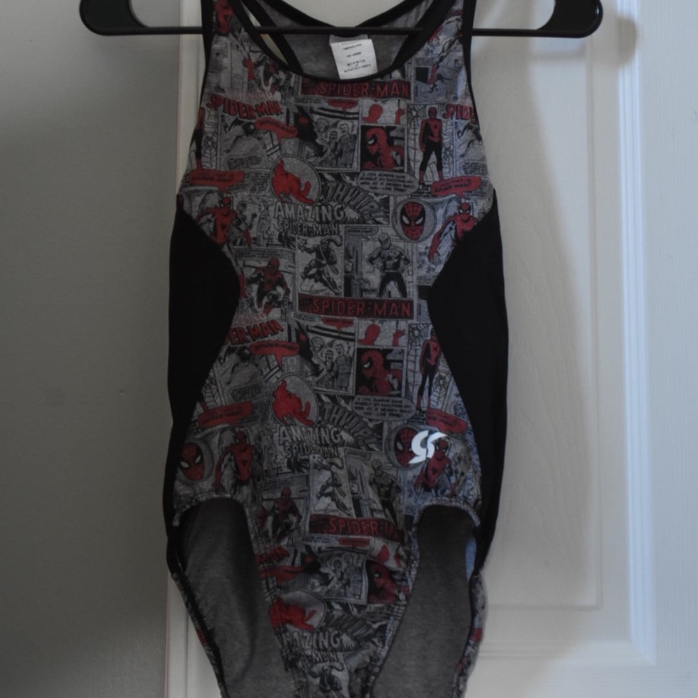 gk x marvel spider-man comic leotard